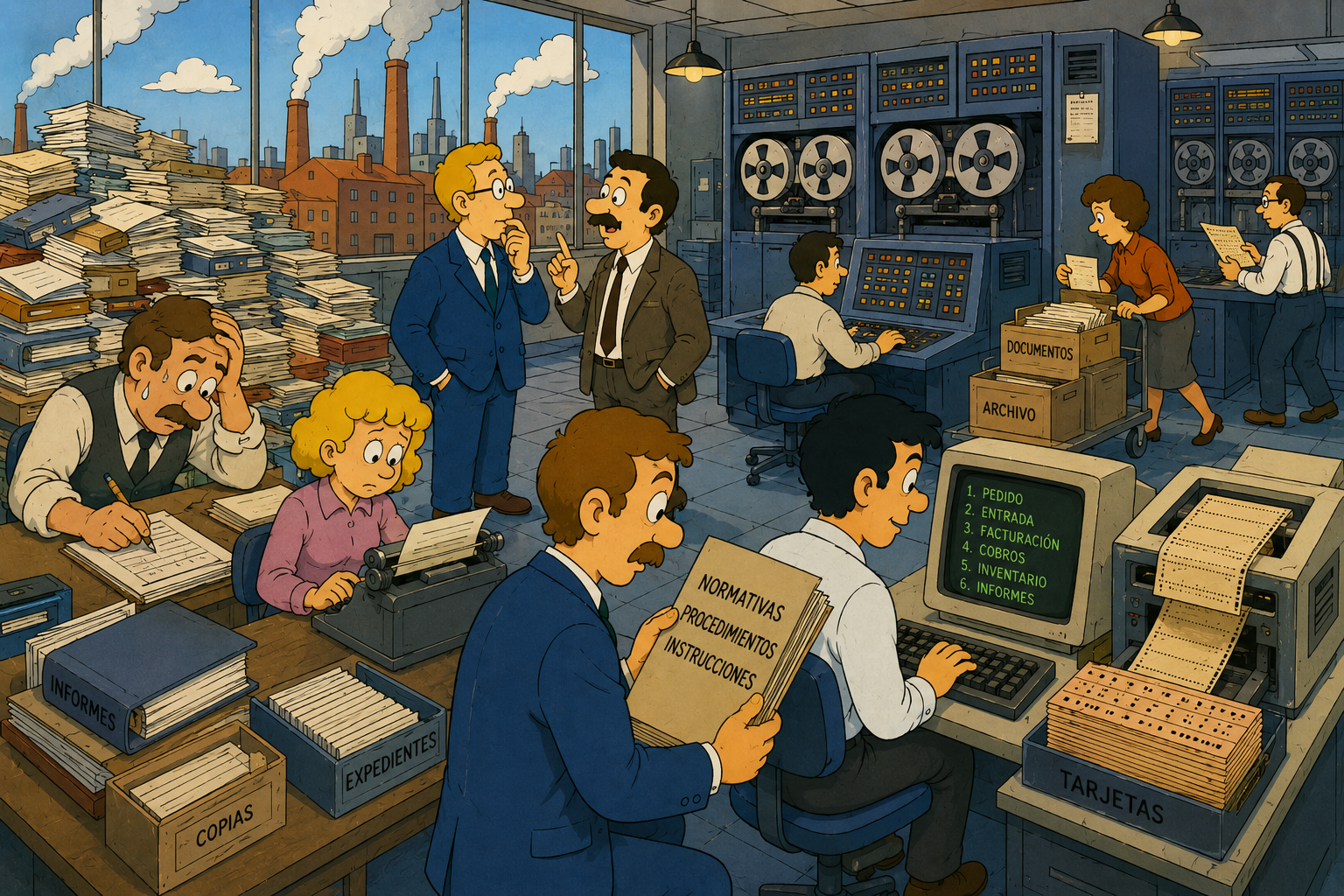 La informática automatiza la burocracia